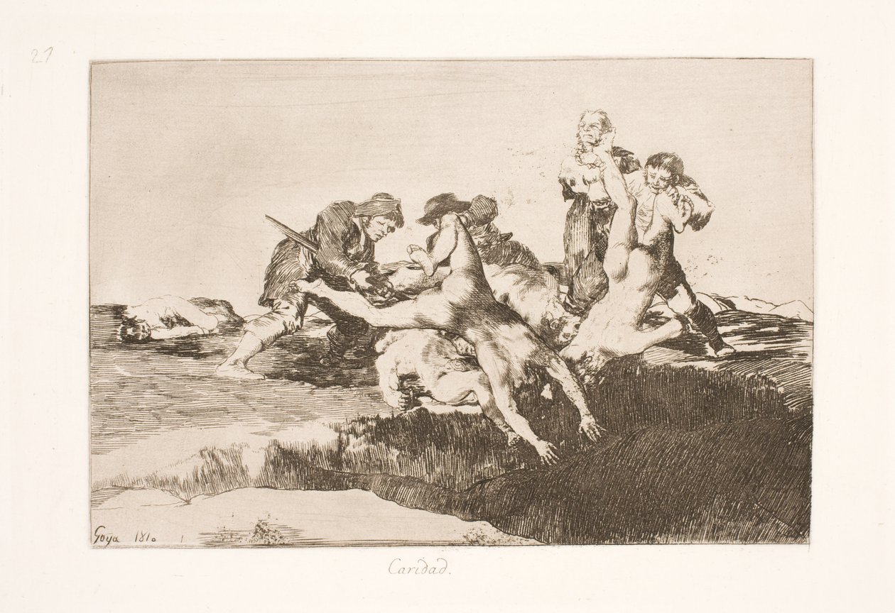 Miłosierdzie (27) autorstwa Francisco de Goya