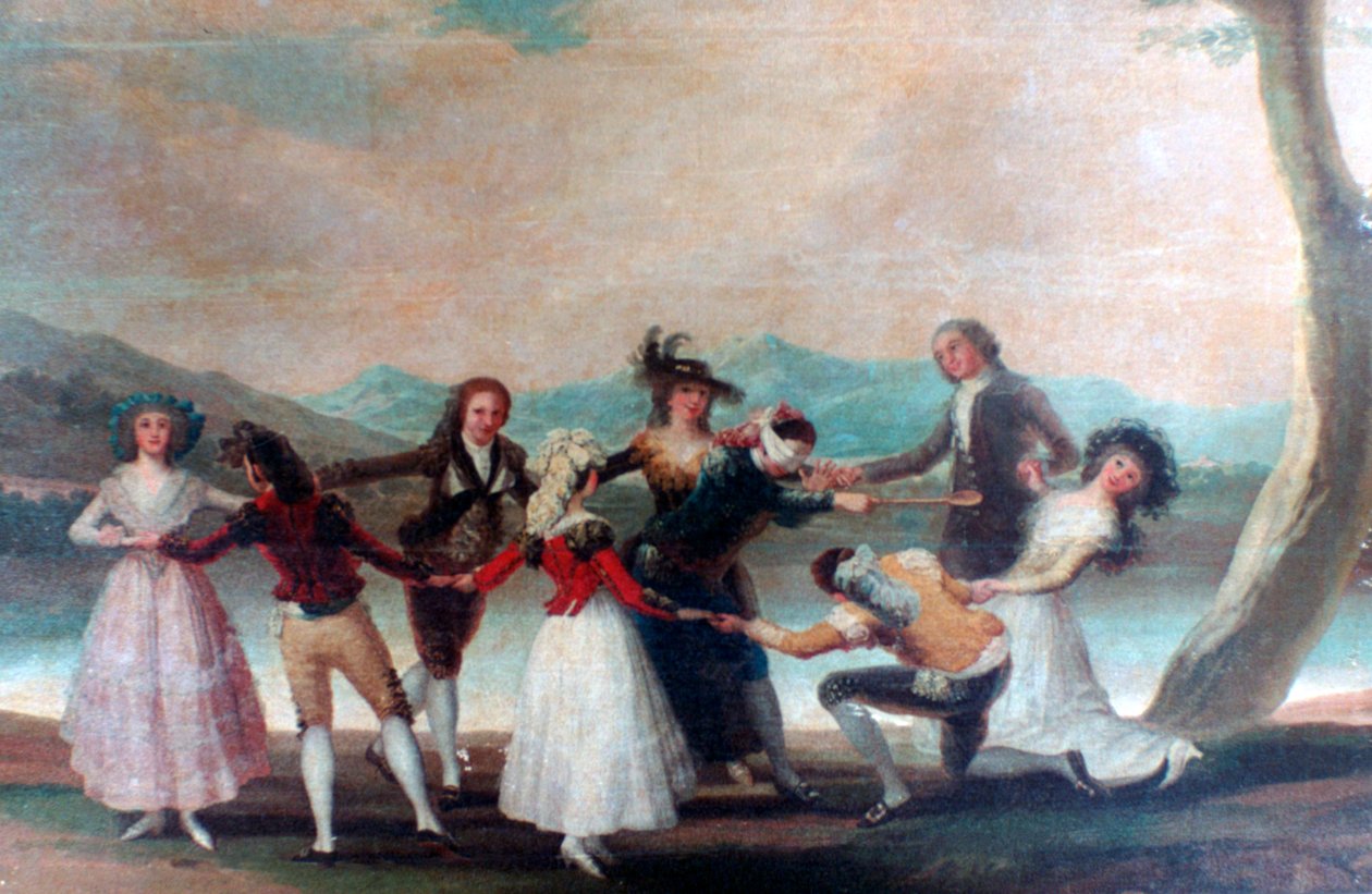 Buff dla ślepców, 1788-1789 autorstwa Francisco de Goya