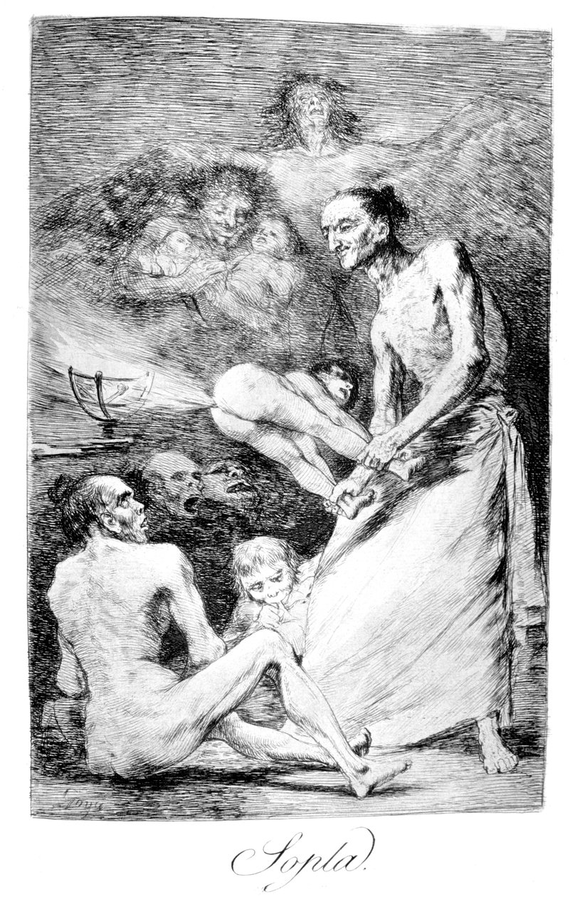 Cios, 1799 autorstwa Francisco de Goya