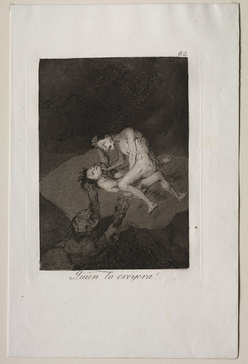 Kaprysy: kto by o tym pomyślał! autorstwa Francisco de Goya