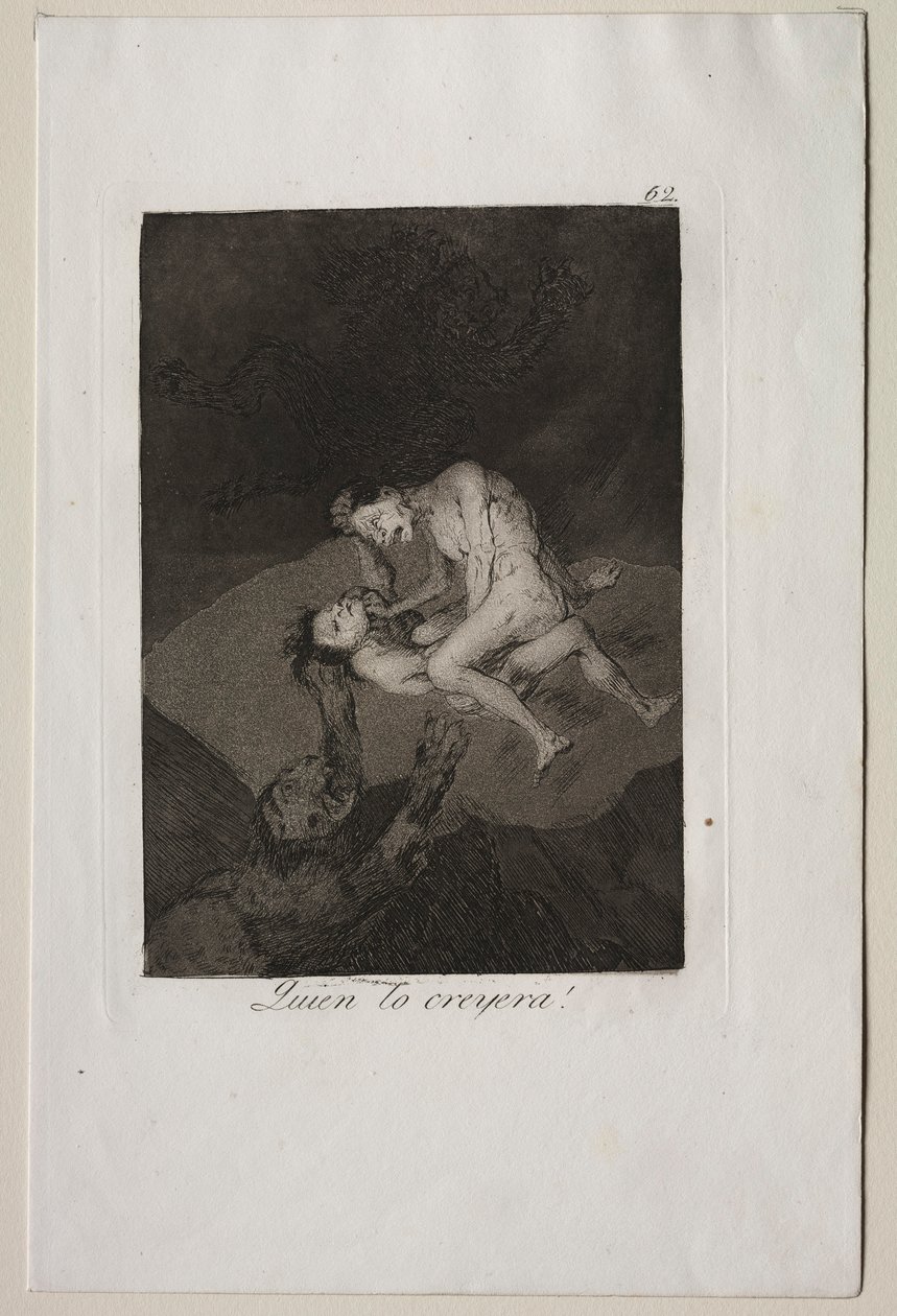 Kaprysy: kto by na to pomyślał!. autorstwa Francisco de Goya
