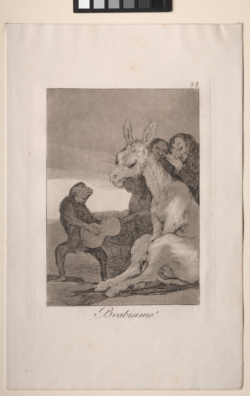 Kaprysy: Brawo! autorstwa Francisco de Goya