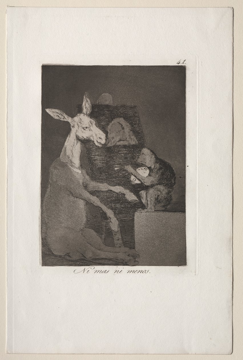 Caprichos: ani więcej, ani mniej autorstwa Francisco de Goya