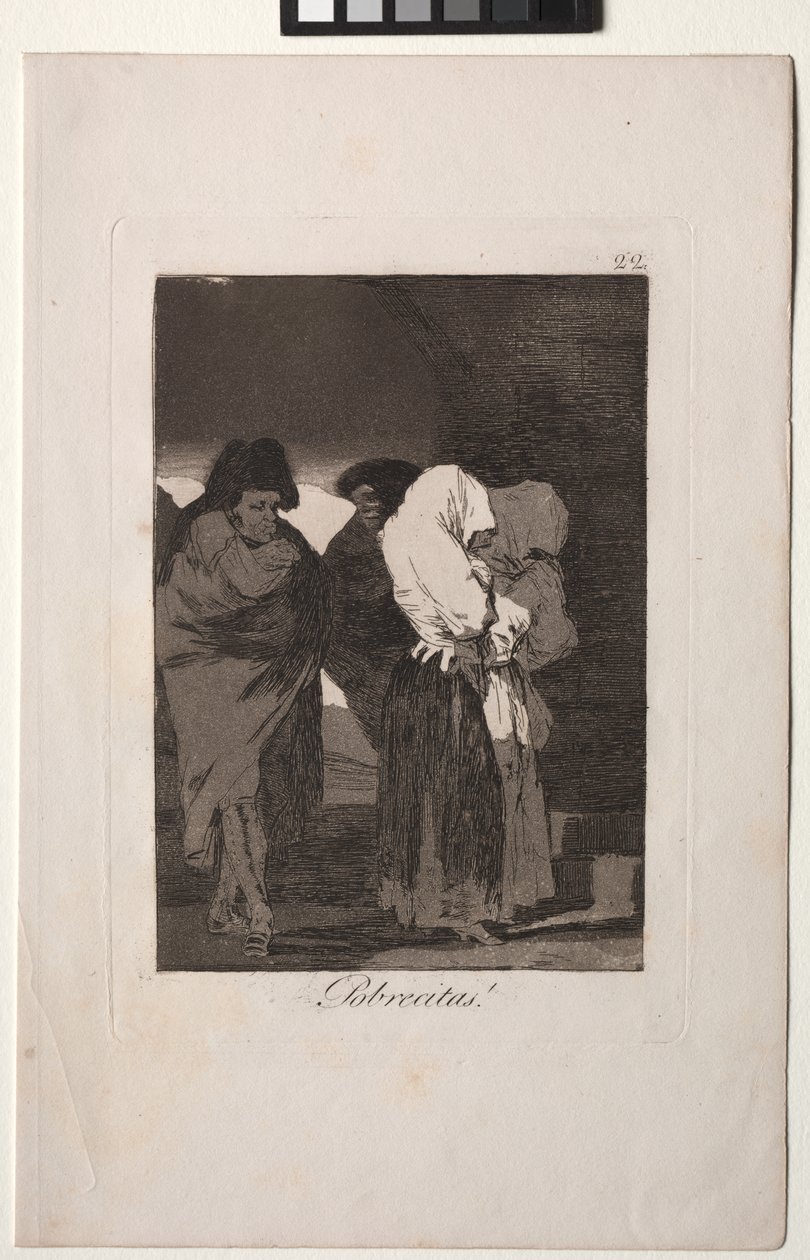 Caprichos: Biedne dziewczynki! autorstwa Francisco de Goya