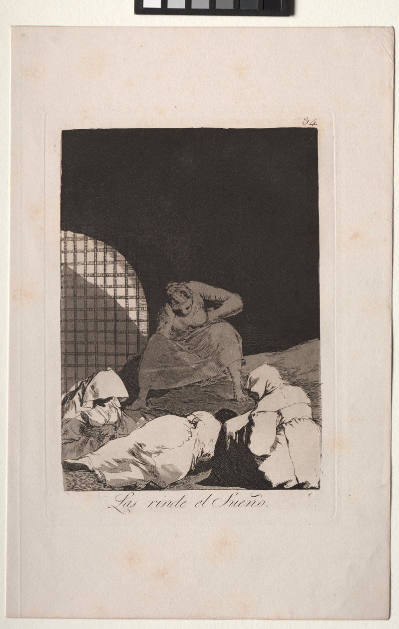 Caprichos: sen je pokonuje autorstwa Francisco de Goya