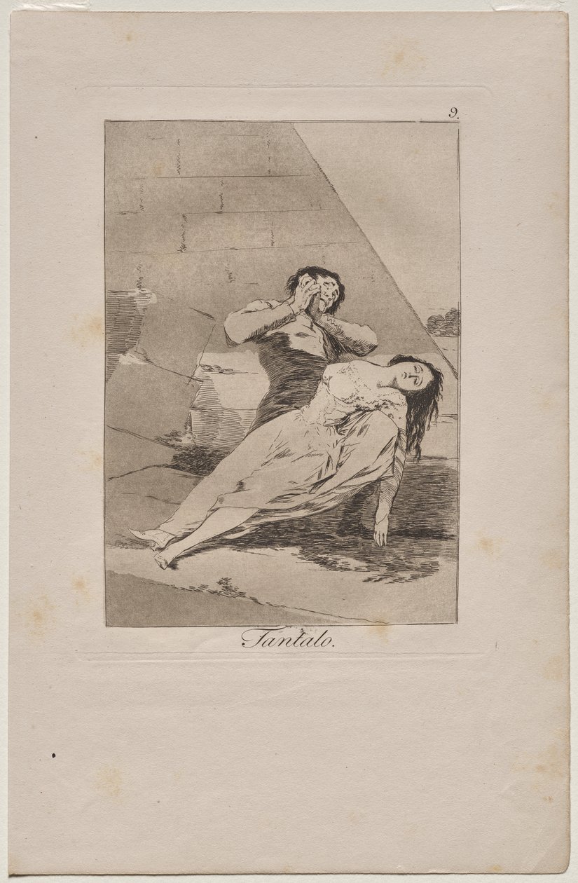 Caprichos: Tantal autorstwa Francisco de Goya