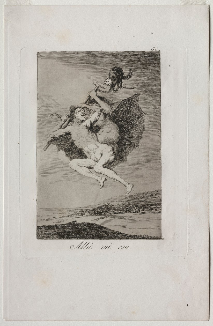 Caprichos: To się dzieje... autorstwa Francisco de Goya