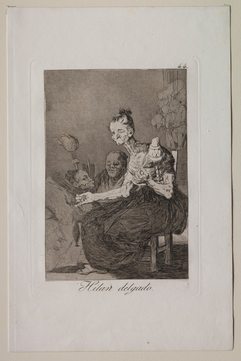 Caprichos: Dobrze się kręcą autorstwa Francisco de Goya