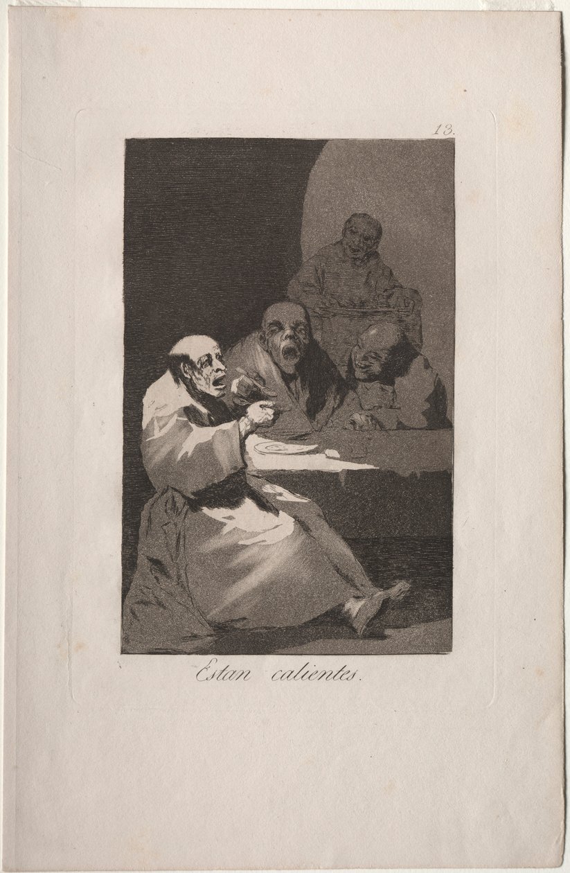 Caprichos: są gorące... autorstwa Francisco de Goya