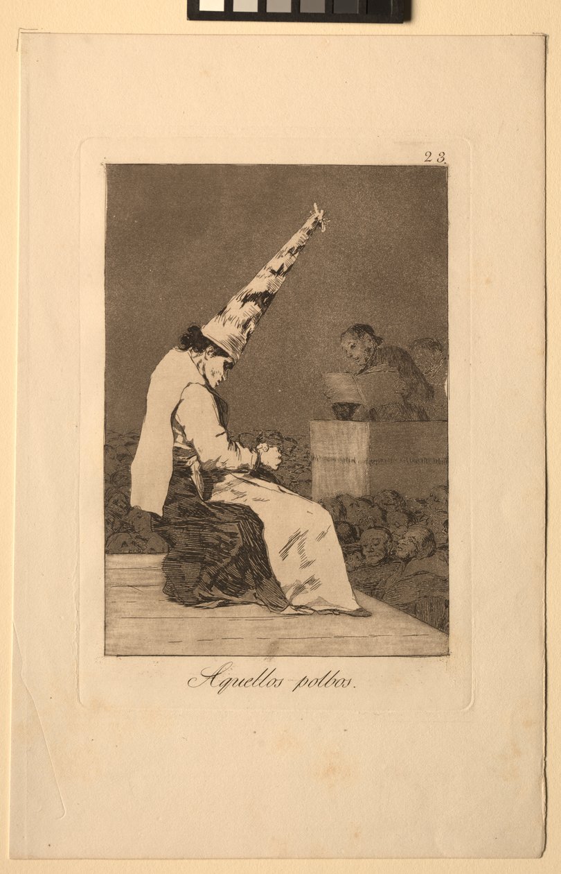 Caprichos: te drobinki kurzu. autorstwa Francisco de Goya
