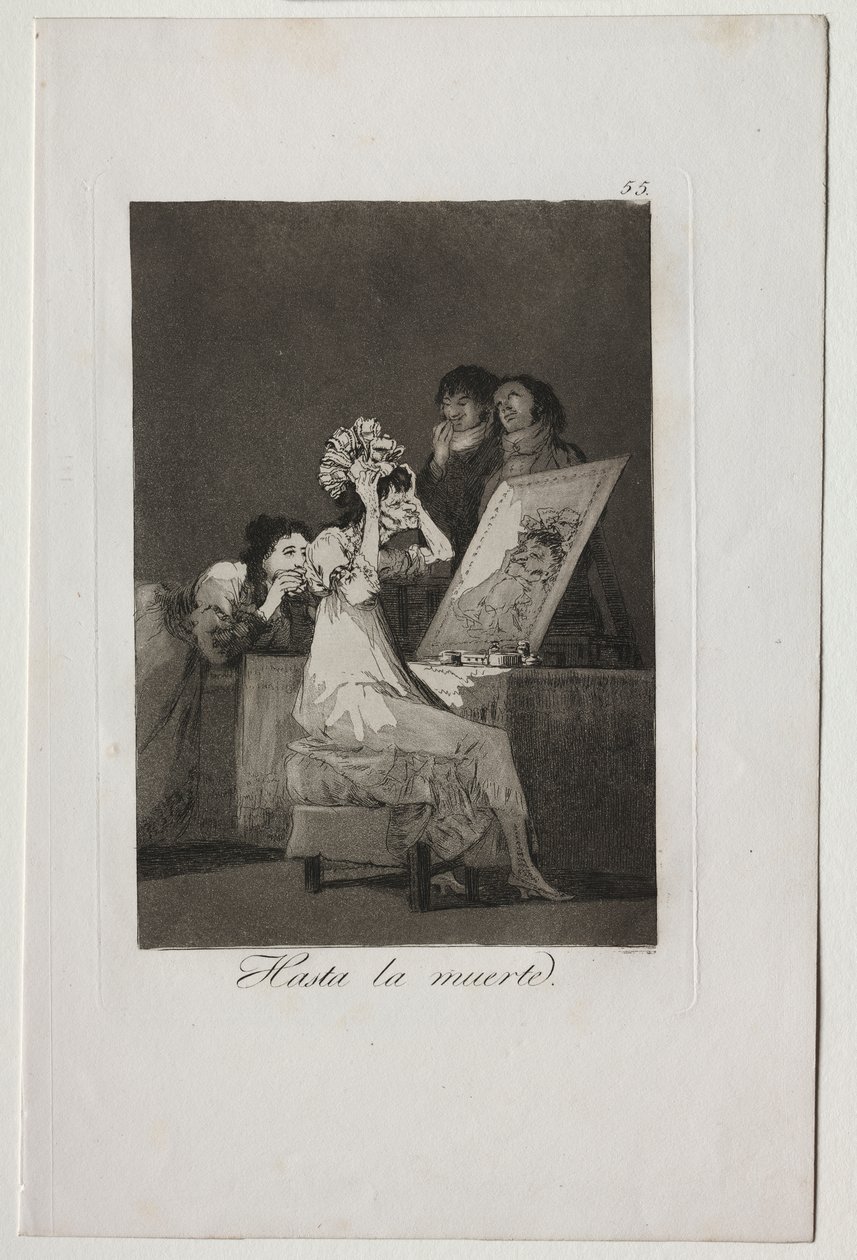 Caprichos: Aż do śmierci autorstwa Francisco de Goya