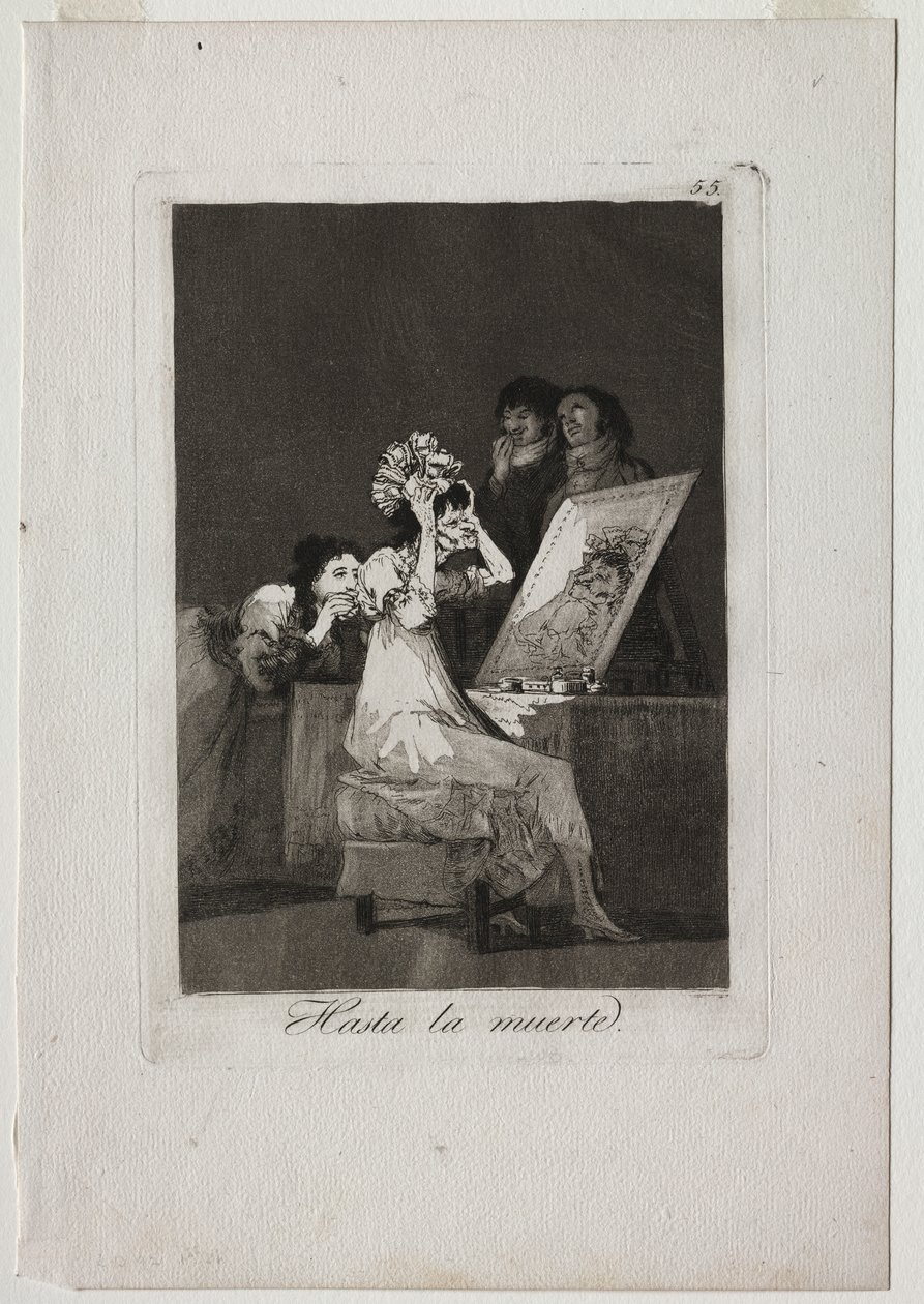 Caprichos: Aż do śmierci autorstwa Francisco de Goya