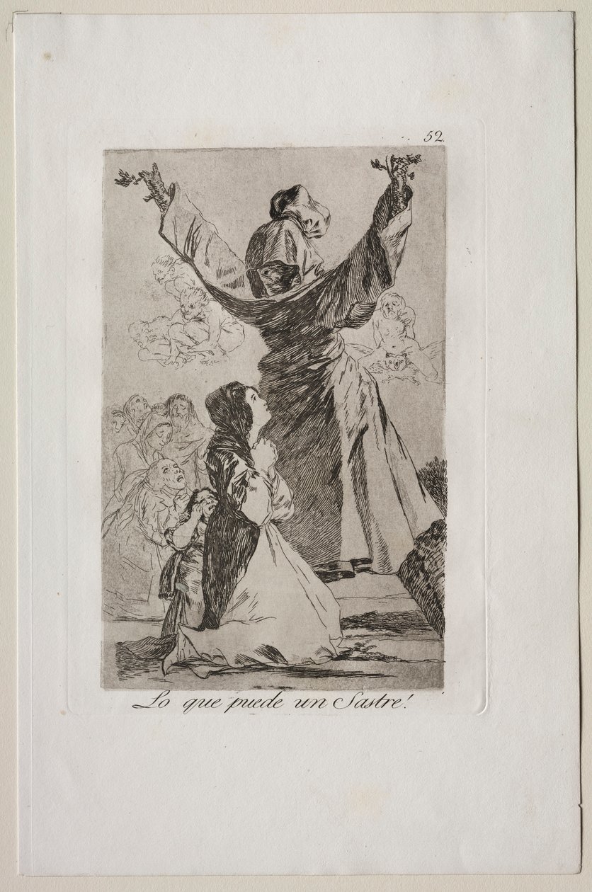 Caprichos: Co może zrobić krawiec!. autorstwa Francisco de Goya