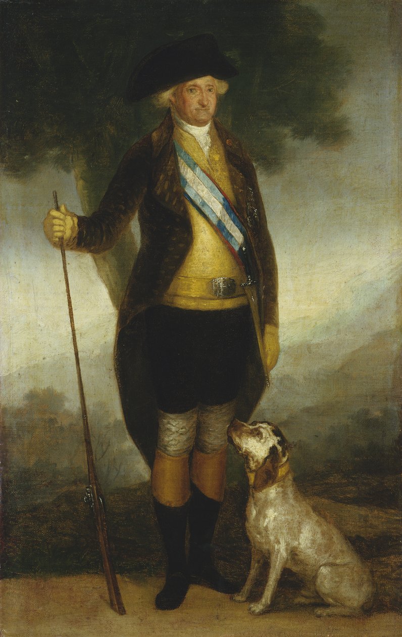 Carlos IV z Hiszpanii, polowanie ok. 1799-1800 autorstwa Francisco de Goya