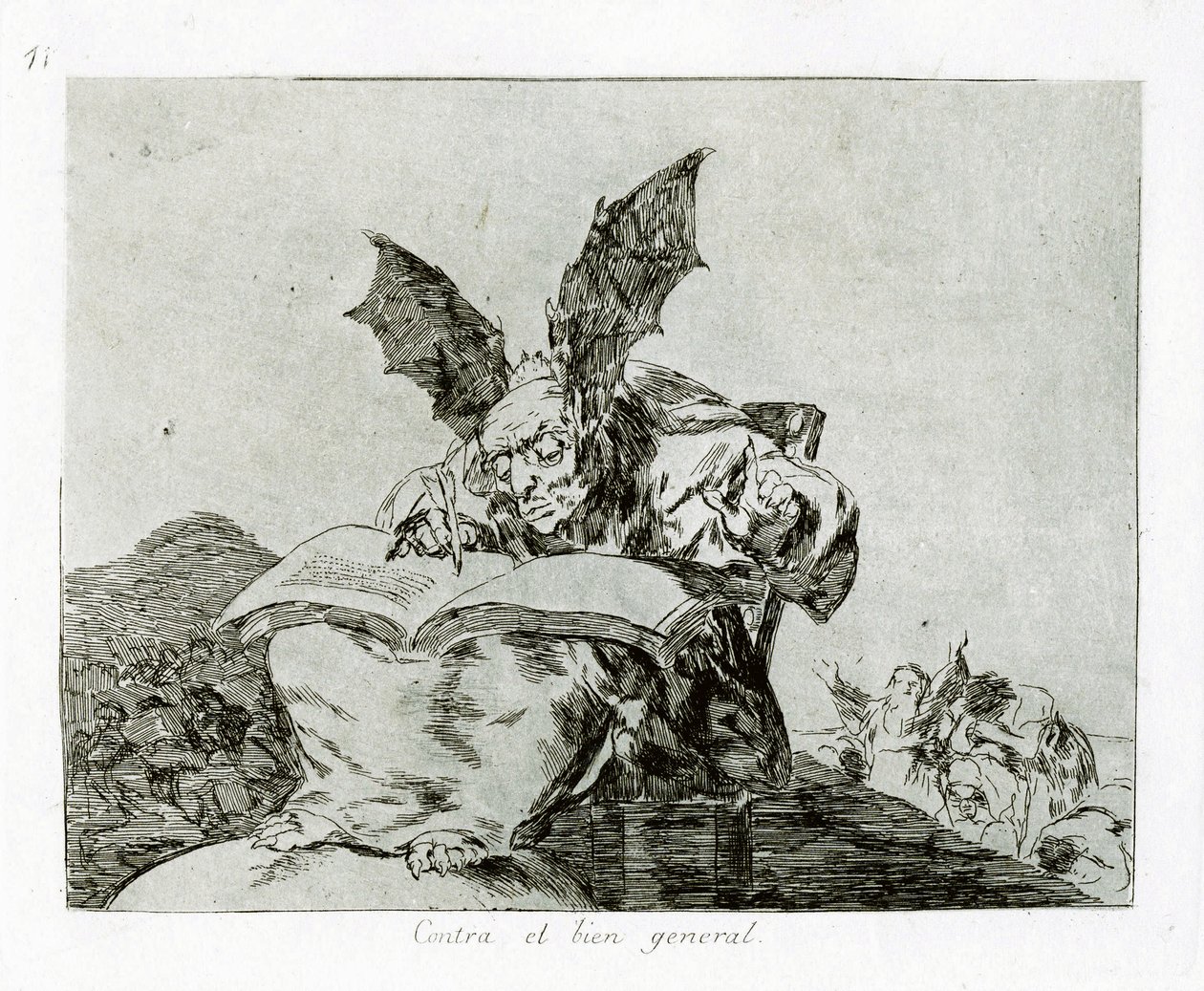 Wbrew dobru ogólnemu Wbrew dobru wspólnemu. Tablica 71 z Klęsk wojennych autorstwa Francisco de Goya