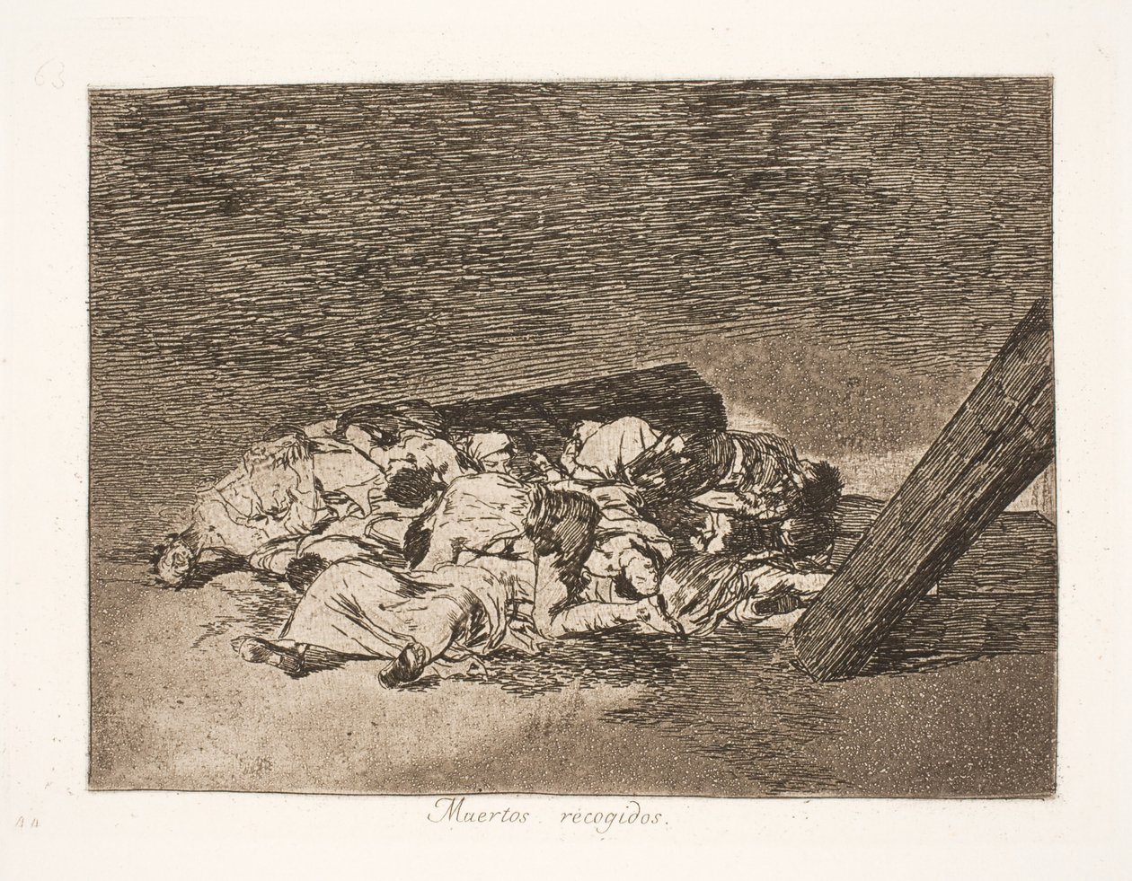 Martwy (63) autorstwa Francisco de Goya