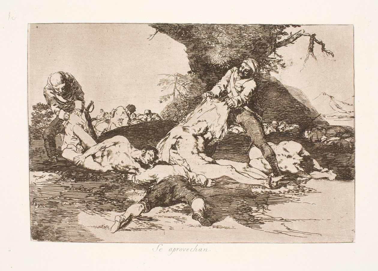 Wyposażają się (16) autorstwa Francisco de Goya
