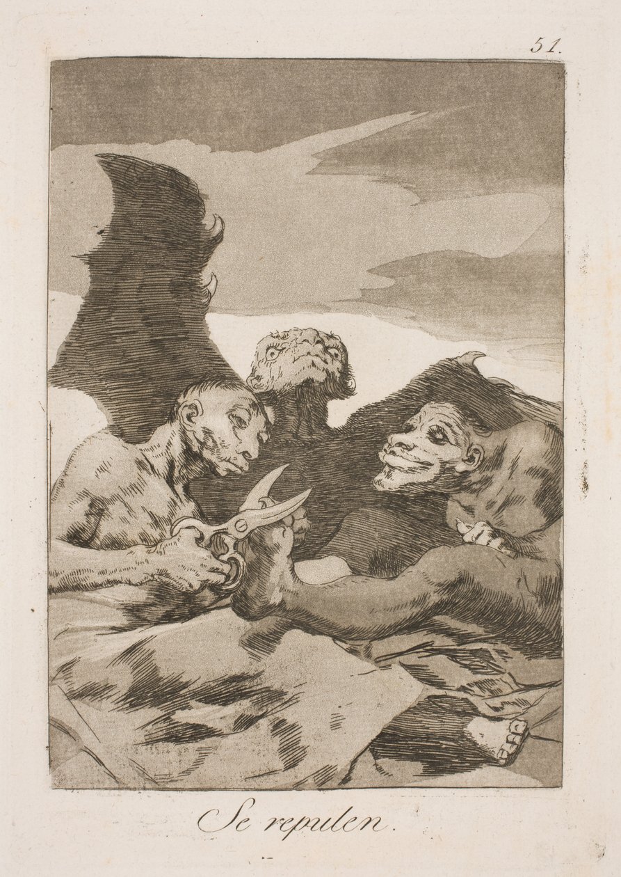 Robią toaletę autorstwa Francisco de Goya
