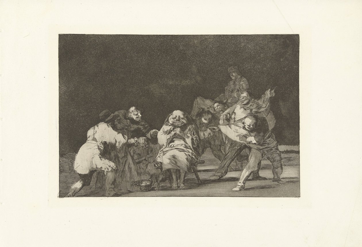 Lojalność La Lealtad Los Disparates (The Follies) (tytuł serii) Los Proverbios (Przysłowia) (tytuł serii) autorstwa Francisco de Goya