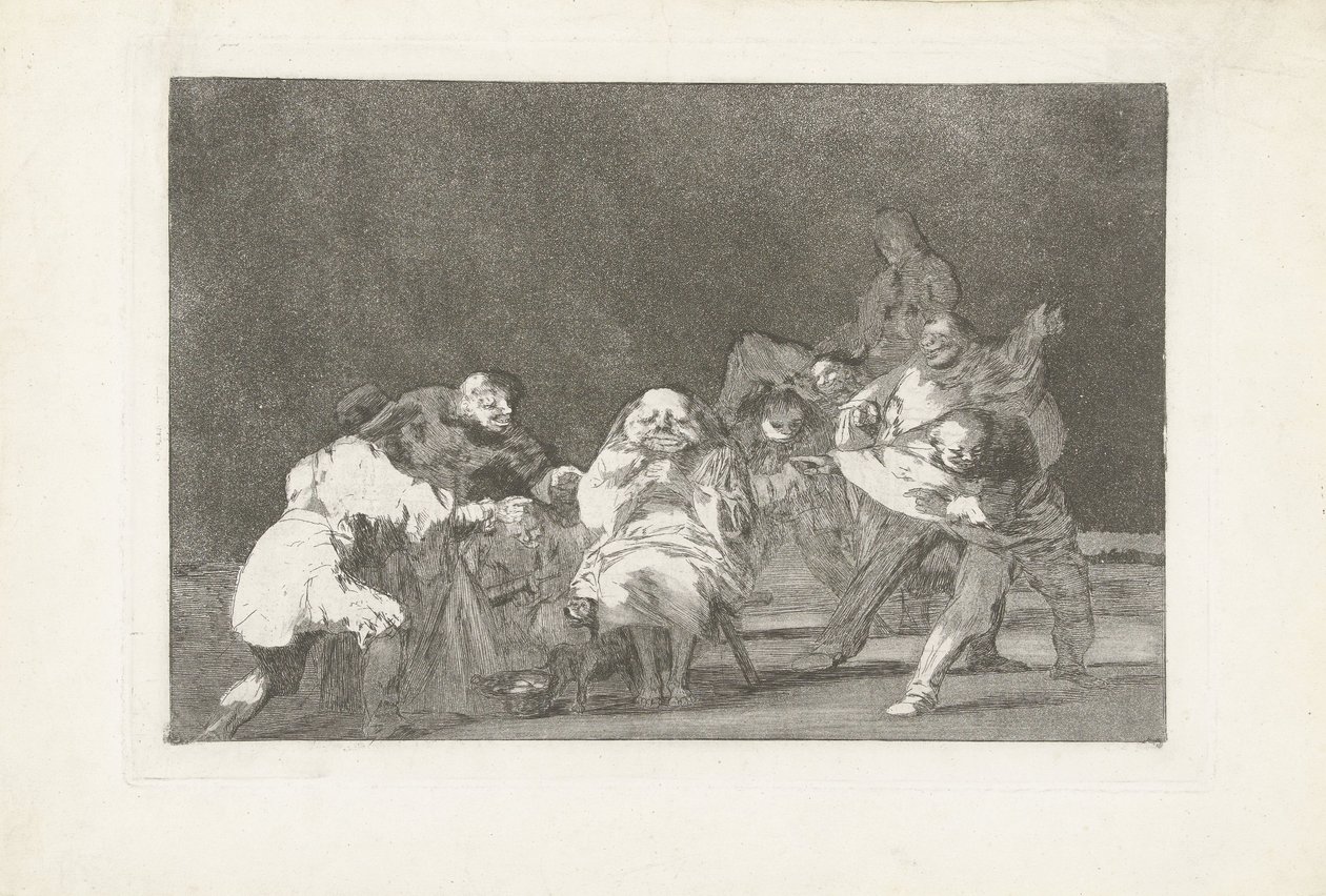 Lojalność La Lealtad Los Disparates (The Follies) (tytuł serii) Los Proverbios (Przysłowia) (tytuł serii) autorstwa Francisco de Goya