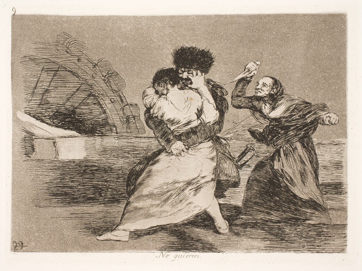 Nie będą (9) autorstwa Francisco de Goya