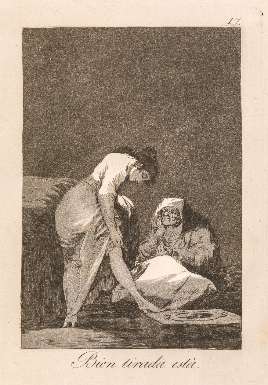 Siedzi! autorstwa Francisco de Goya
