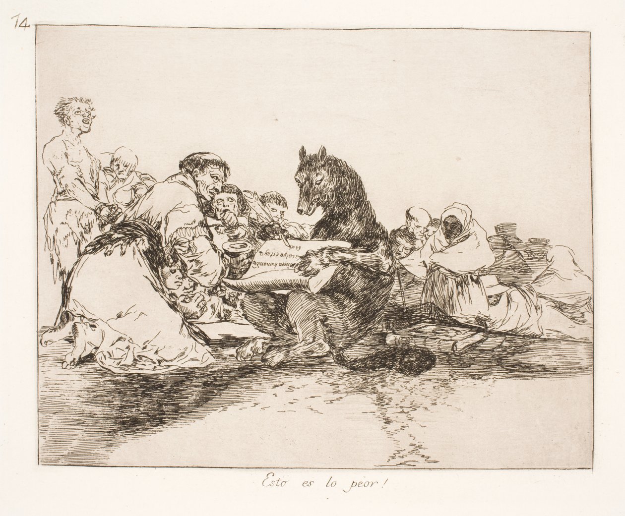 Jest jednak gorzej (74) autorstwa Francisco de Goya