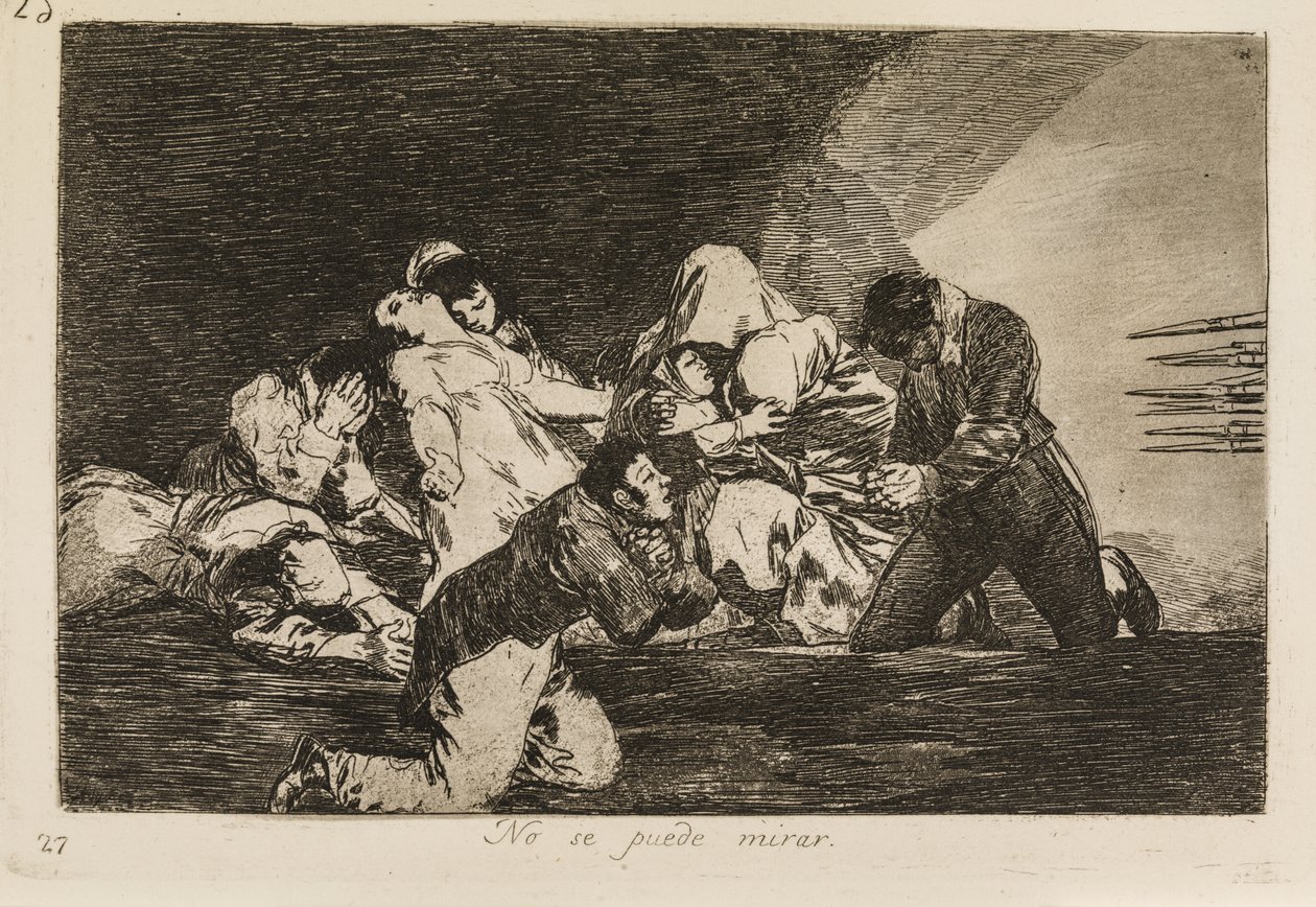 Nie do oglądania (26) autorstwa Francisco de Goya