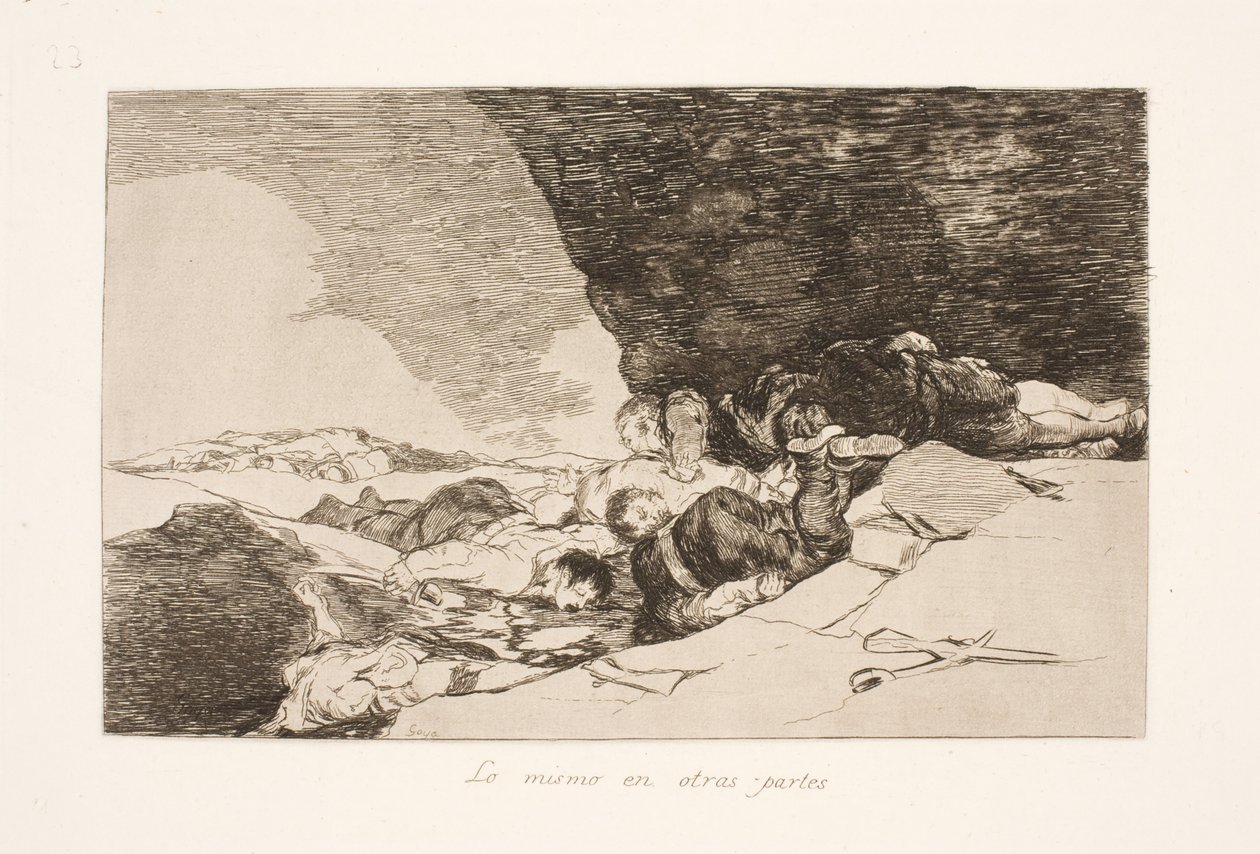 To samo w inny sposób (23) autorstwa Francisco de Goya