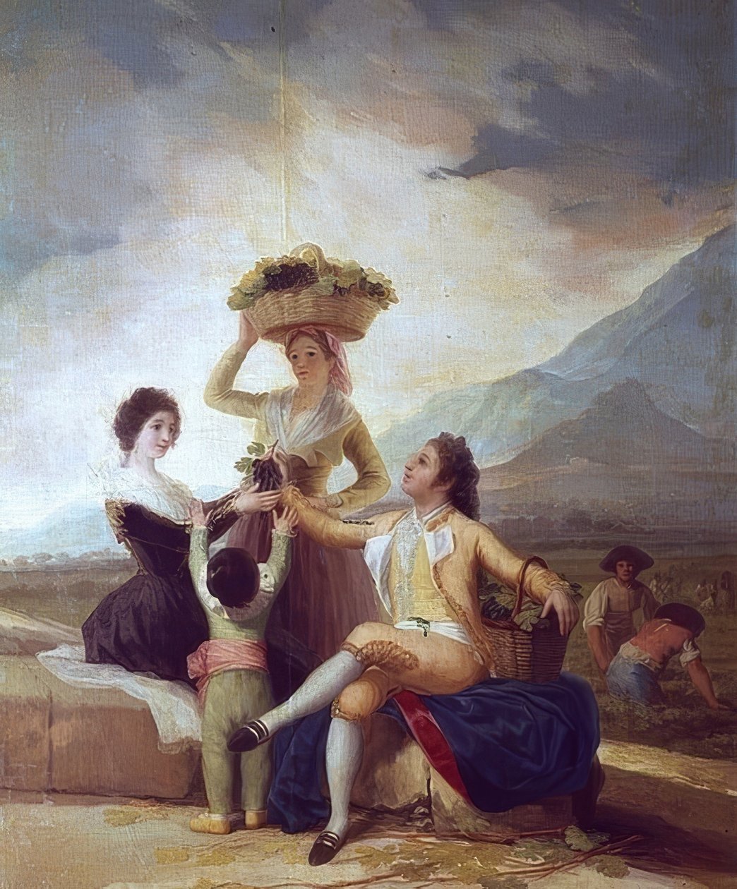 Winobranie - Jesień. 1786 autorstwa Francisco de Goya