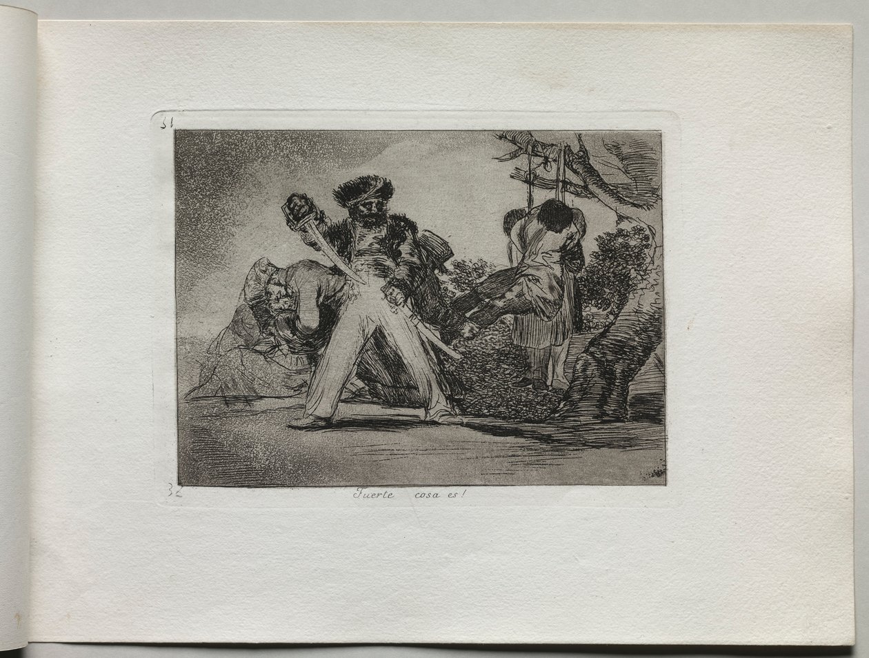 Katastrofy wojny: To trudne, 1810-1820. autorstwa Francisco de Goya
