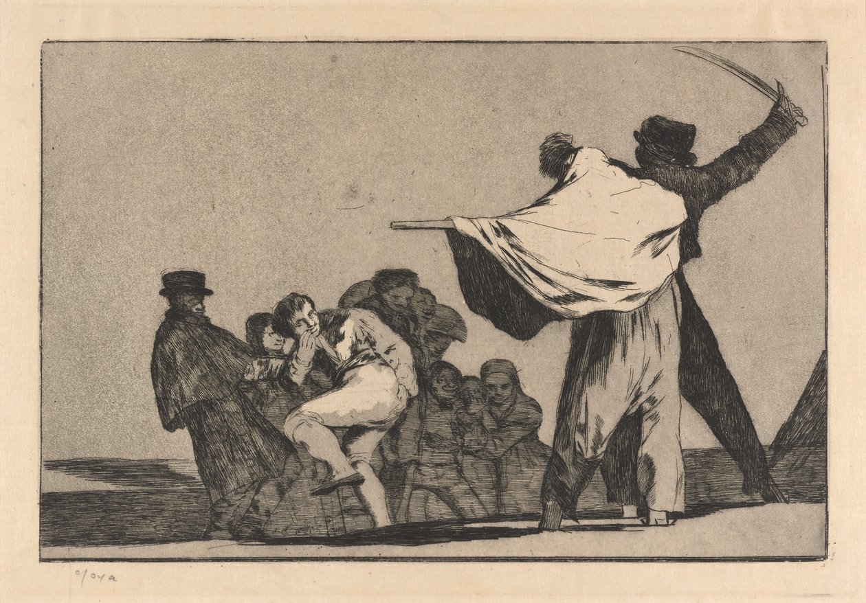 Disparate conocido (dobrze znane szaleństwo) autorstwa Francisco de Goya