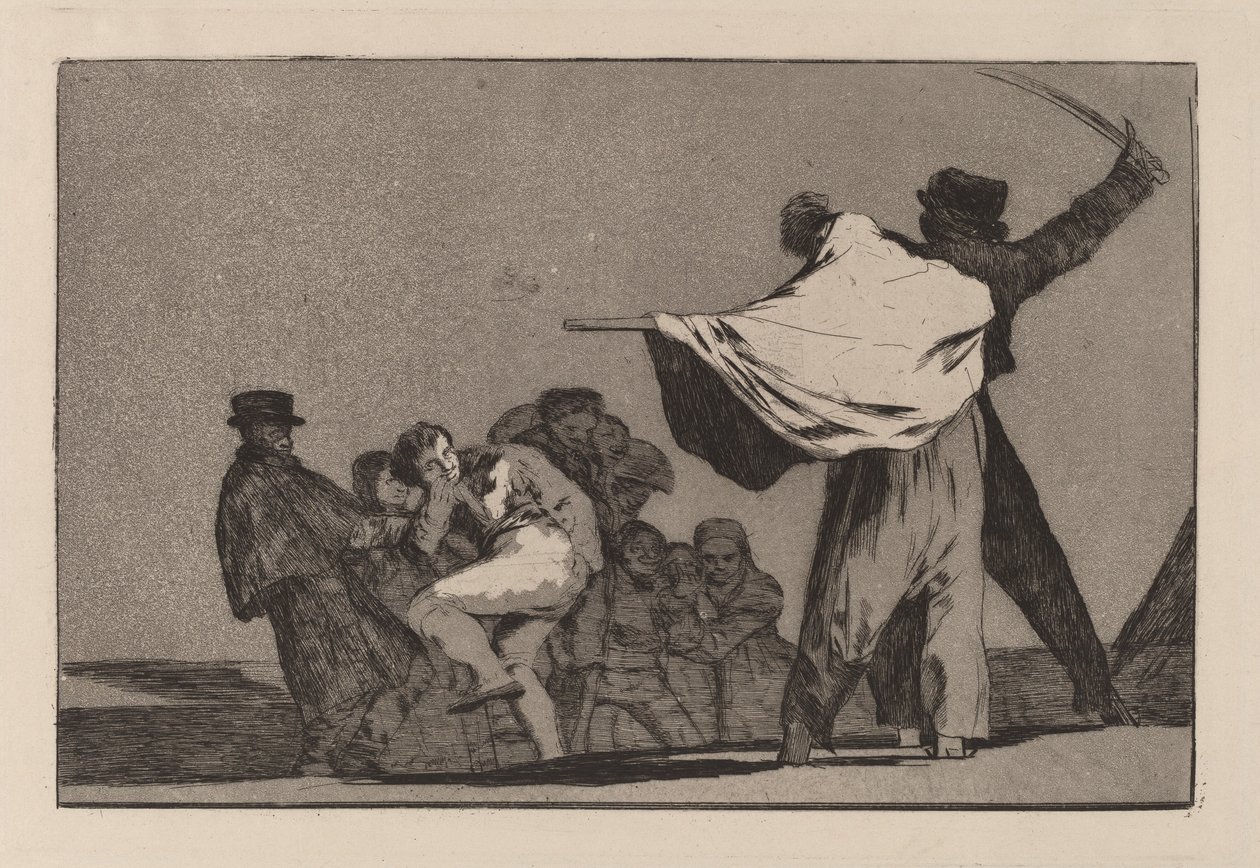 Disparate conocido (dobrze znane szaleństwo) autorstwa Francisco de Goya