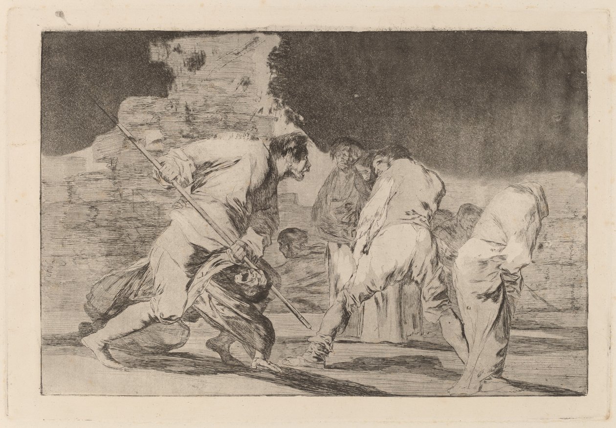 Disparate furioso (Wściekłe szaleństwo) autorstwa Francisco de Goya