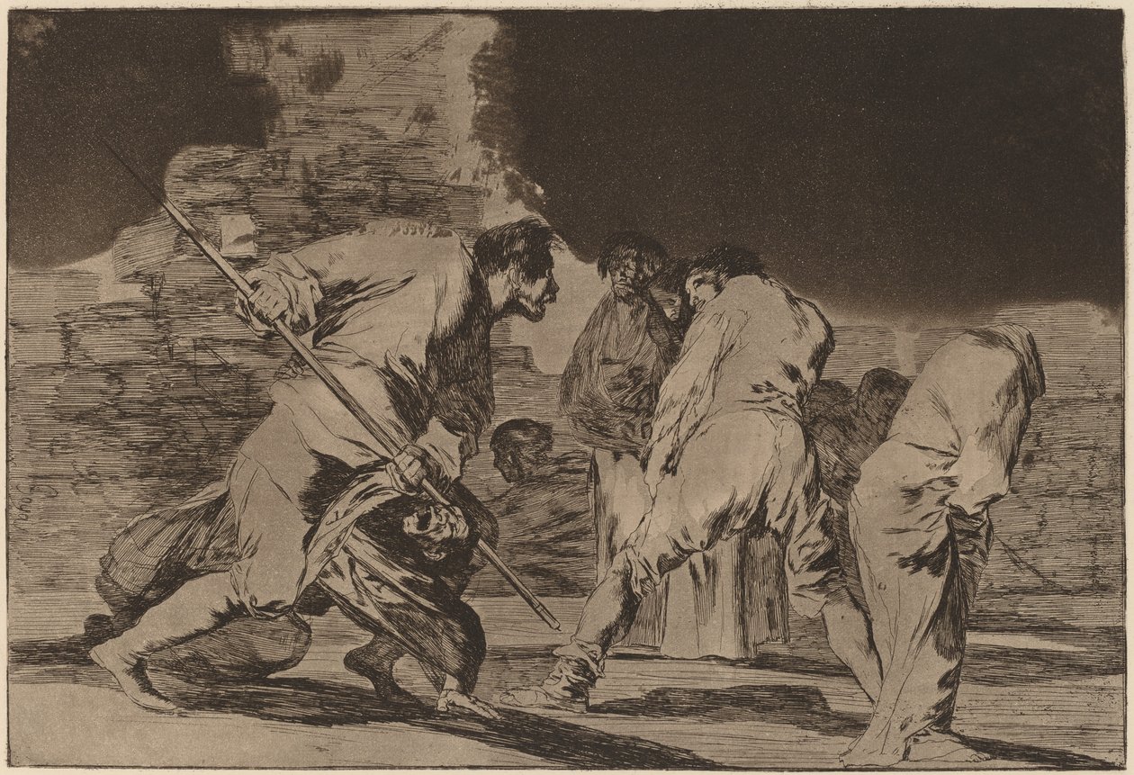 Disparate furioso (Wściekłe szaleństwo) autorstwa Francisco de Goya