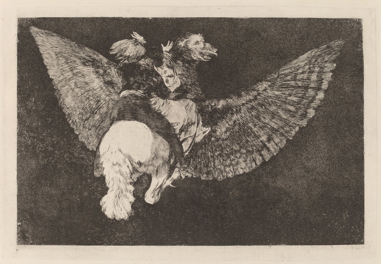 Disparate volante (Latające szaleństwo) autorstwa Francisco de Goya