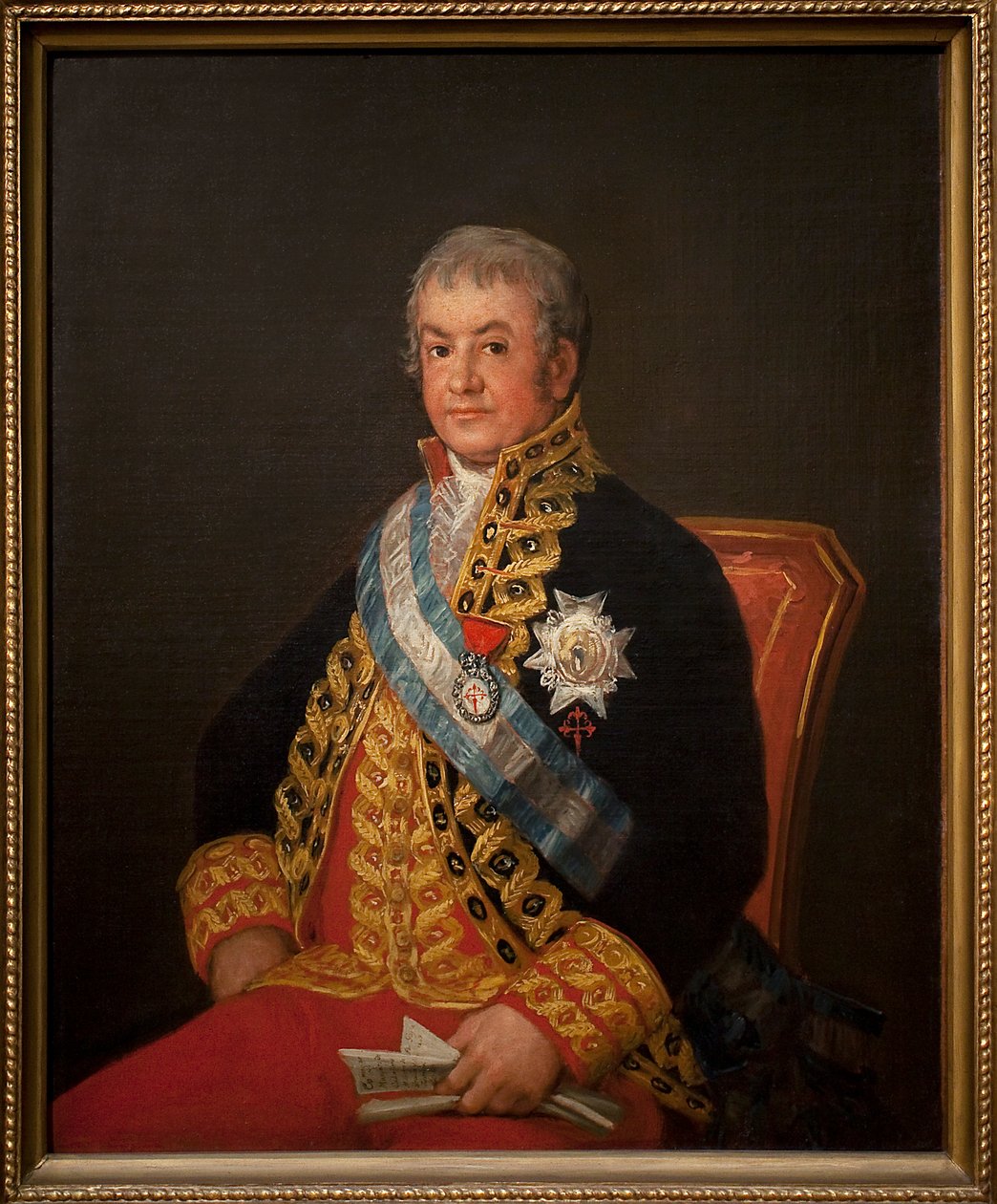 Don Jose Antonio, markiz rycerski, 1807 autorstwa Francisco de Goya