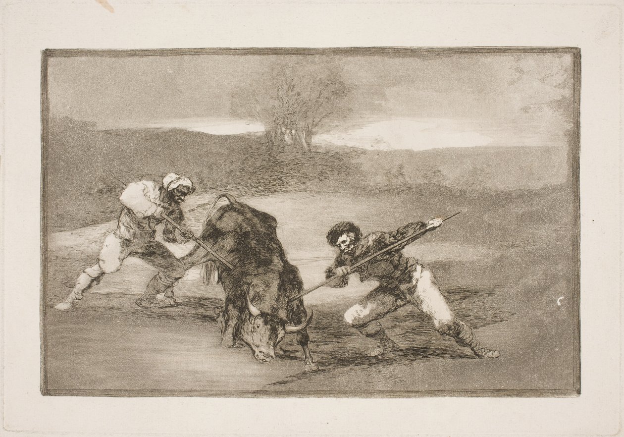Kolejny sposób na polowanie na piechotę autorstwa Francisco de Goya