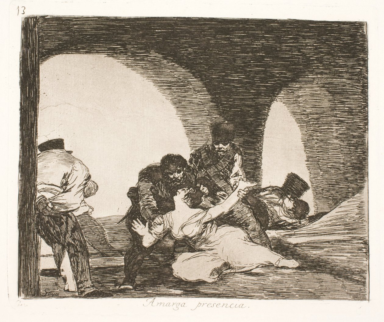 Straszna śmierć (13) autorstwa Francisco de Goya