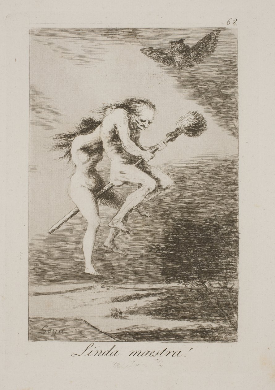 Przystojny mistrz-nauczyciel autorstwa Francisco de Goya