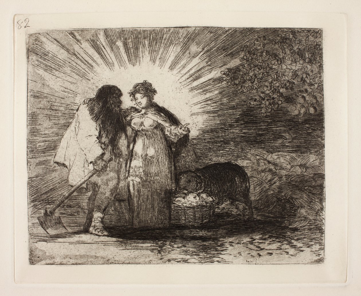 Język angielski: Katastrofy wojny, tablica nr 82 autorstwa Francisco de Goya
