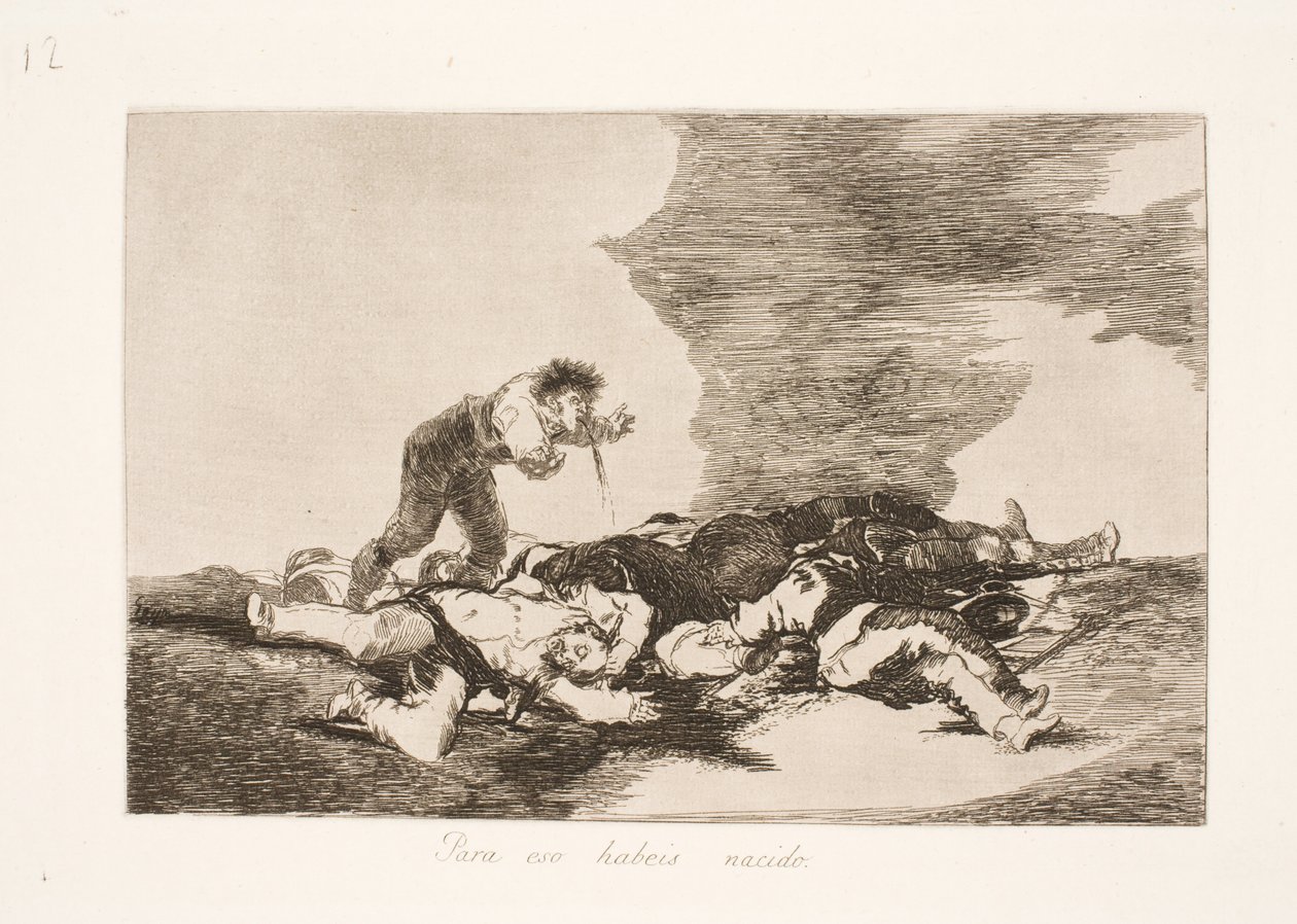 Czy urodziliśmy się po to (12) autorstwa Francisco de Goya