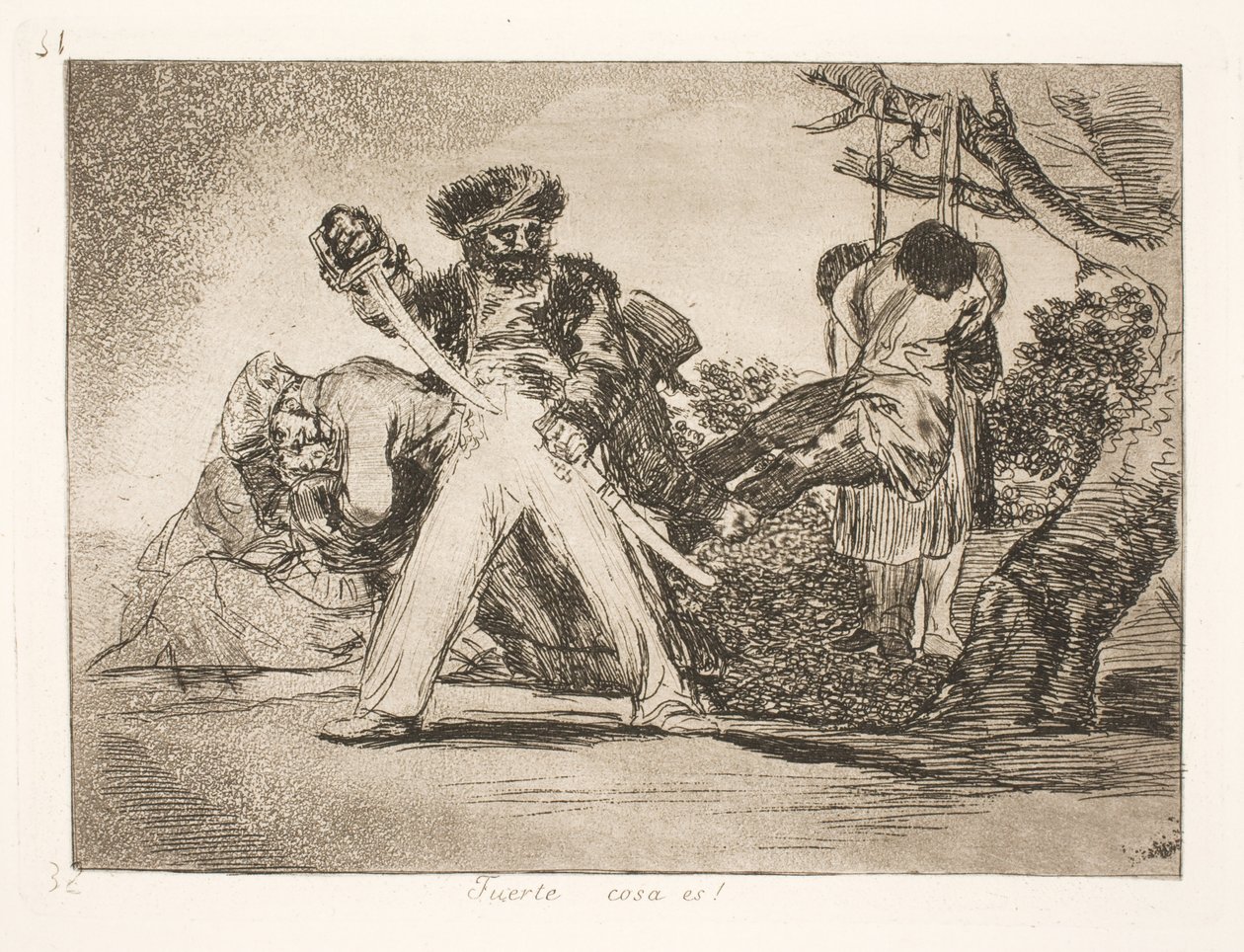 Środek spadkowy (31) autorstwa Francisco de Goya