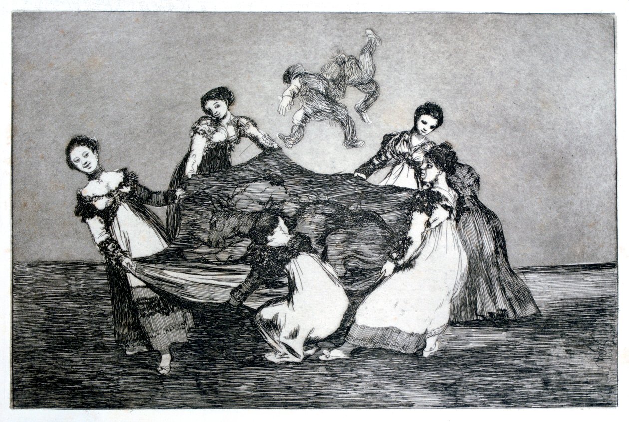 Zagadka kobieca, 1819-1823 autorstwa Francisco de Goya