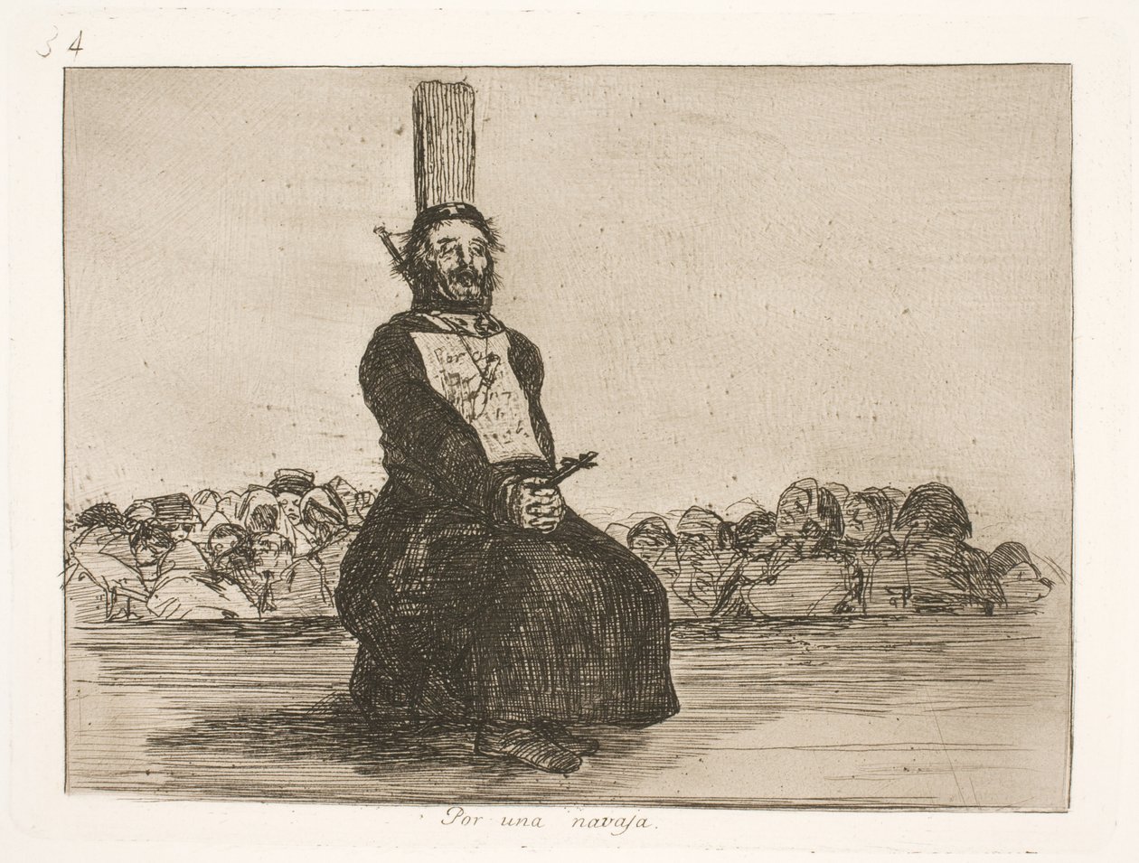 Ze względu na nóż (34) autorstwa Francisco de Goya