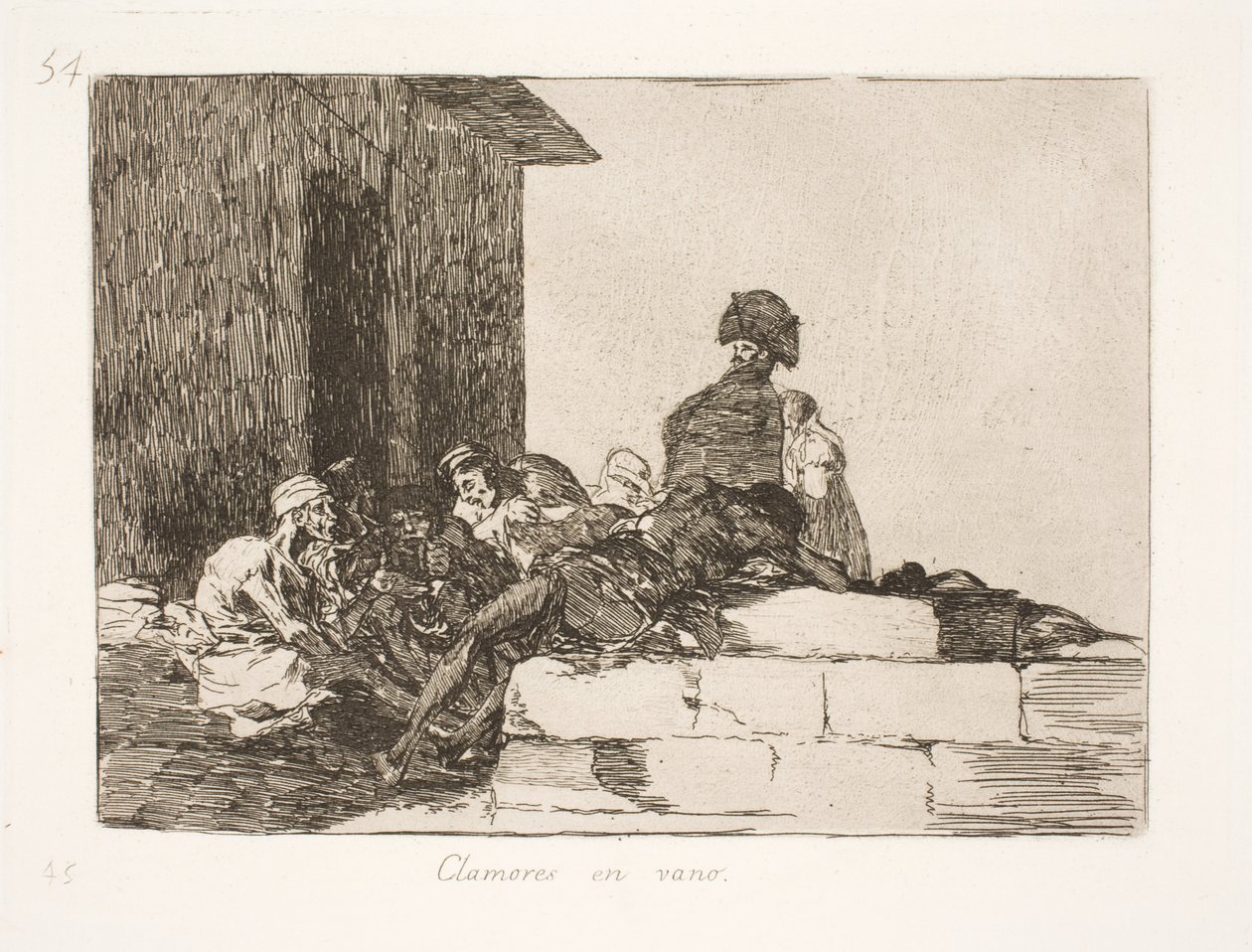Próżna skarga (54) autorstwa Francisco de Goya