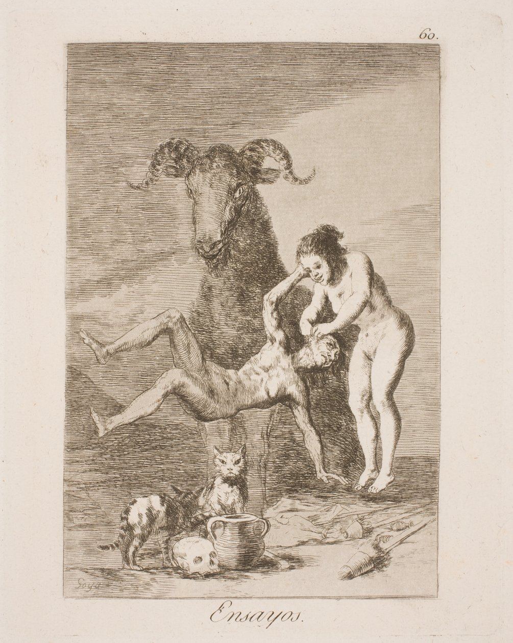 Próba autorstwa Francisco de Goya