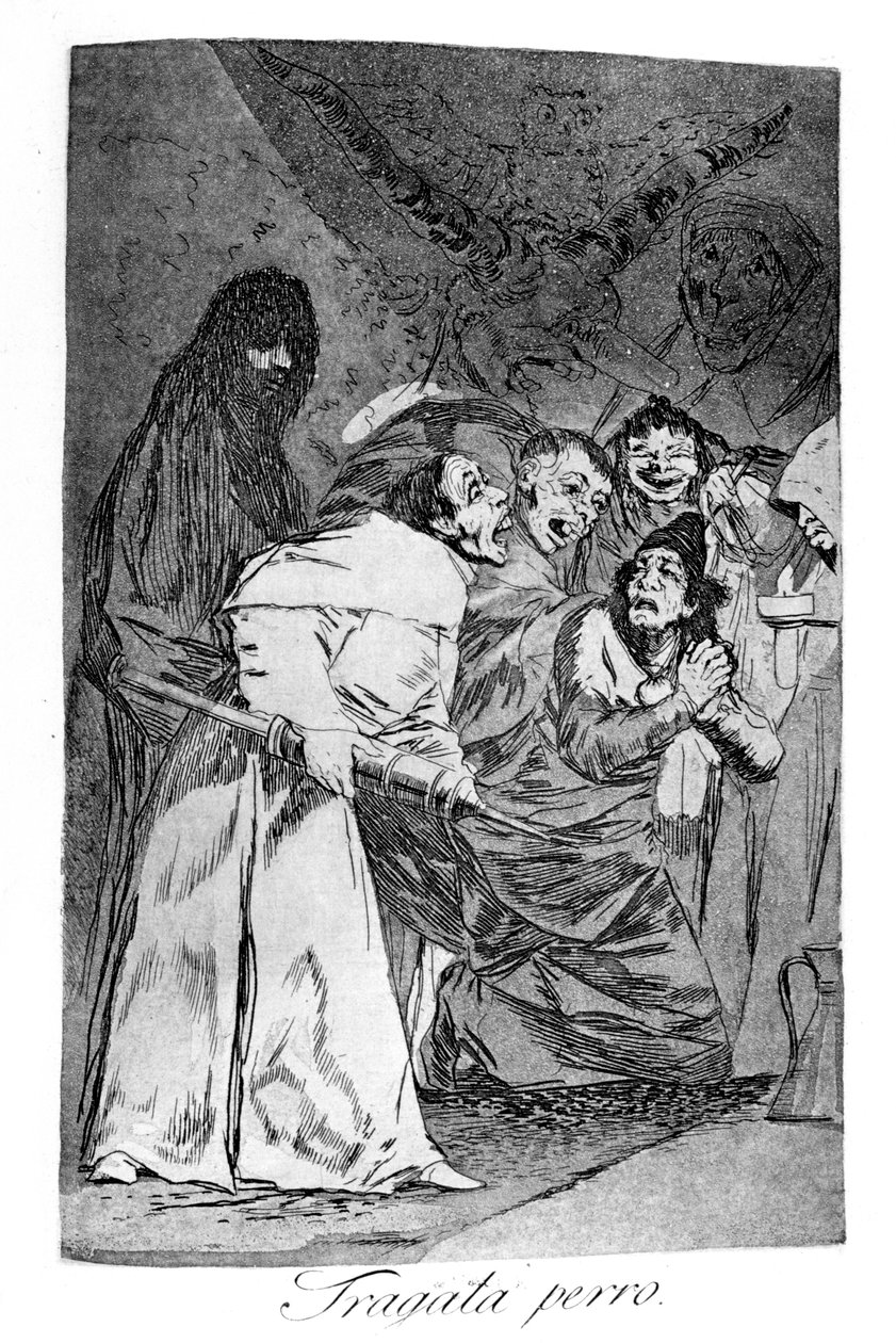 Pies Fregata, 1799 autorstwa Francisco de Goya
