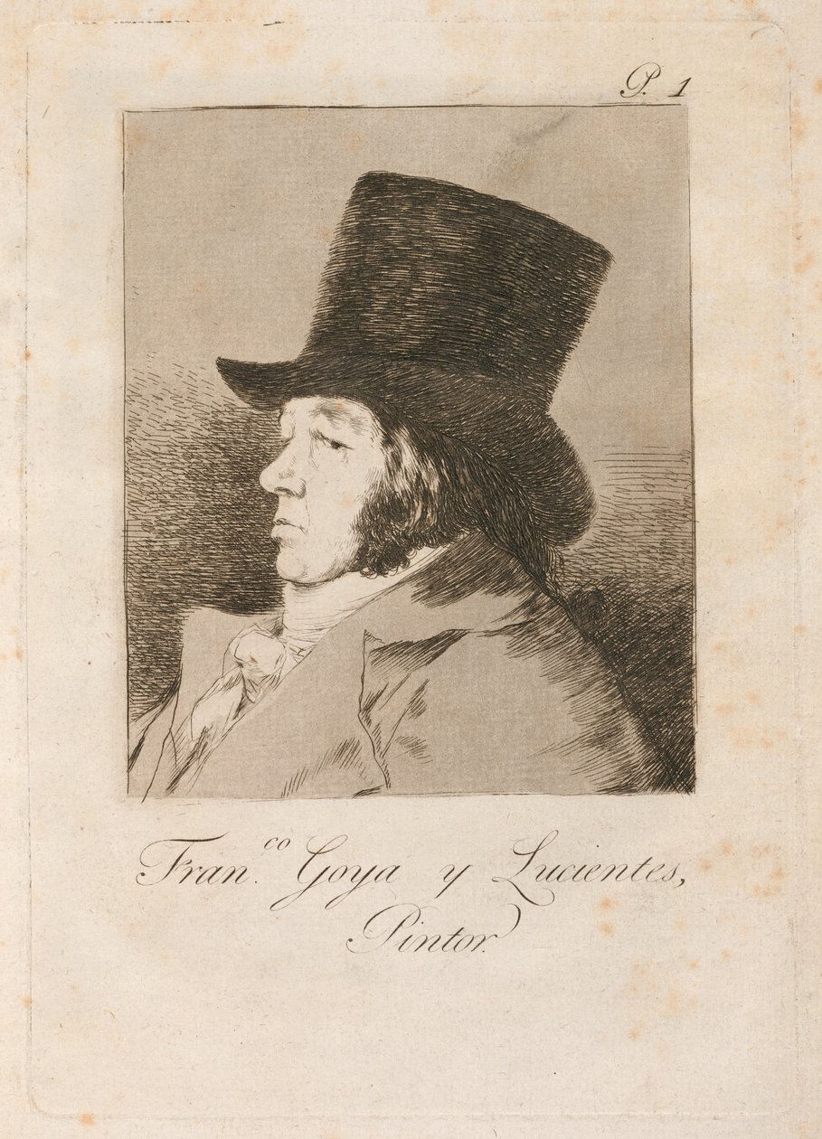 Francesco Goya y Lucientes, Malarz (Francesco Goya y Lucientes, Malarz) autorstwa Francisco de Goya