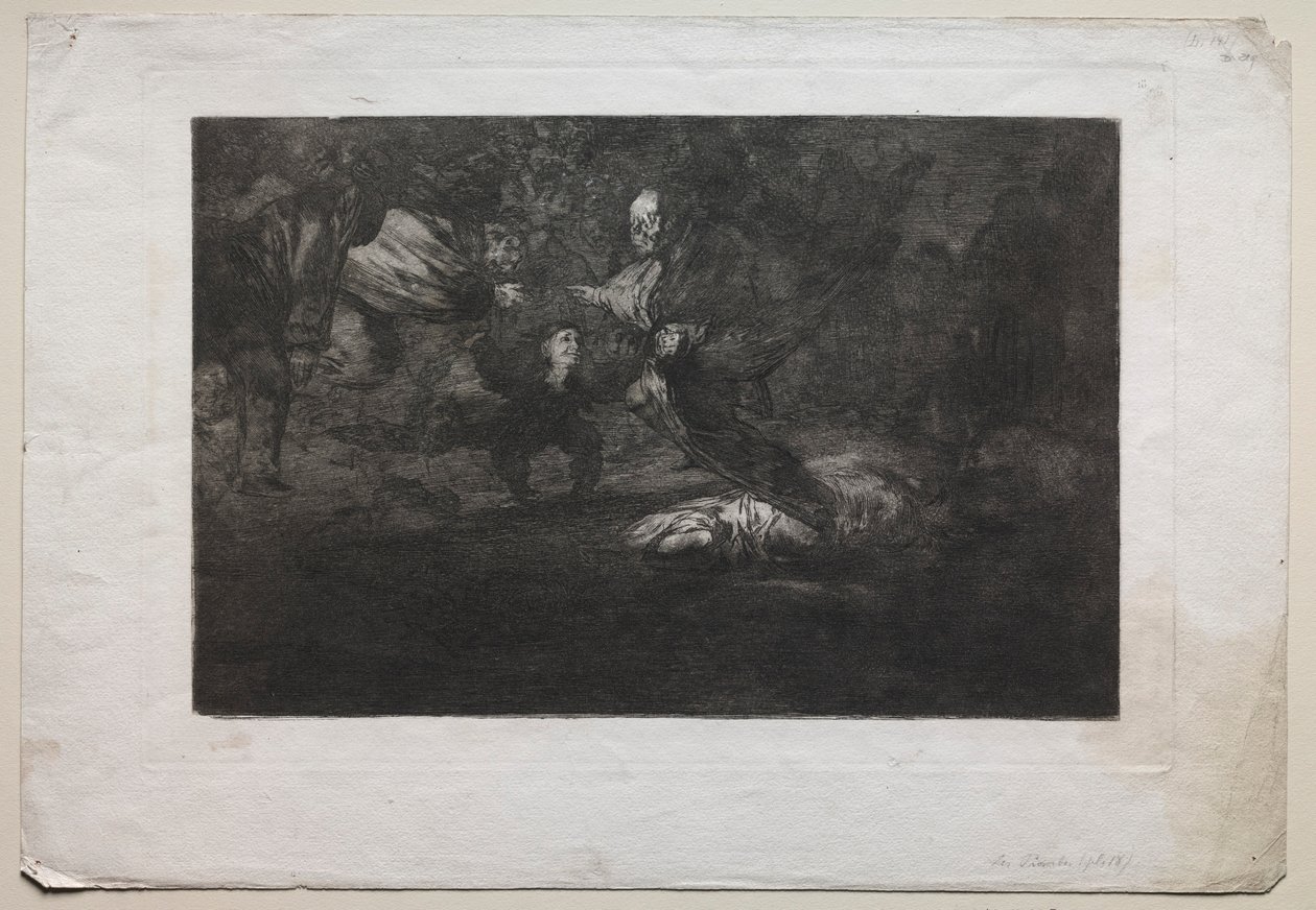 Bóg je tworzy i łączą się. autorstwa Francisco de Goya
